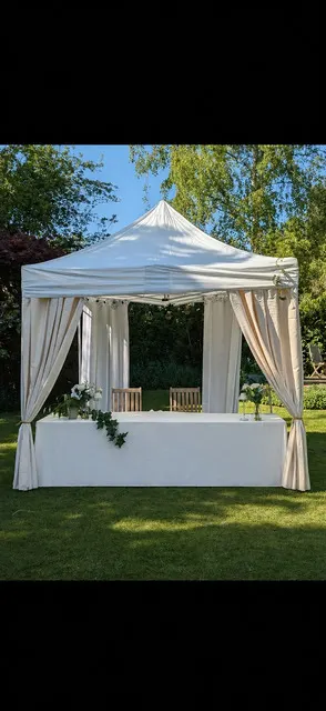 Marquee at a corporate summer social, London