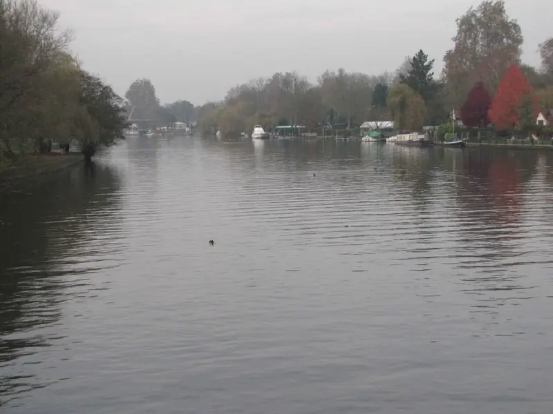 Henley Bridge and St Mary's from the Thames